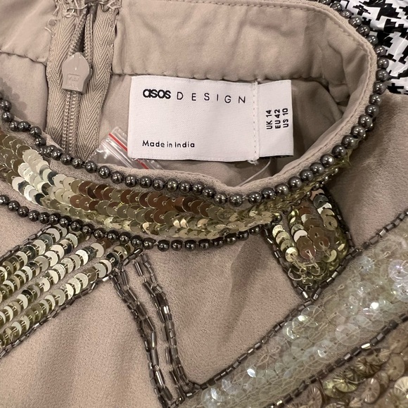 ASOS DESIGN lattice embellished maxi dress - Picture 6 of 6